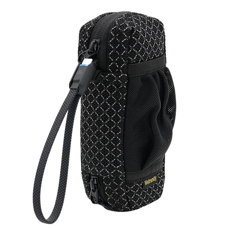 Portable Breathable Power Bank Bag for Anker A1695 & Zolo 165W, Outdoor Travel Ventilate Carrying Case