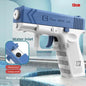 @Electric Water Gun Rechargeable Automatic & Manual Spray Gun Capacity Range Up to 32 FT Range for Adults & Kids