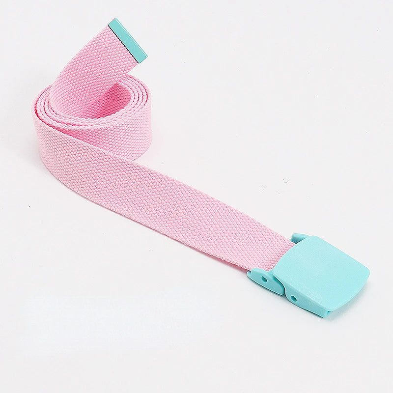 Colorful Canvas Tactical Belt Unisex Fashion Casual Luxury Trend Jeans Accessories Youth Nylon Girdle Cute Kids Hunting Belt