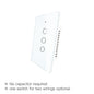 MOES ZigBee Touch Smart Light Switch With Neutral/No Neutral , US Wall Switch No Capacitor Smart Life/Tuya Works with Alexa