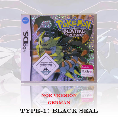 NOE Version Pokémon Platin-Edition New Sealed Package DS Video Game Card With Box and Manuals For DS 2DS 3DS Console