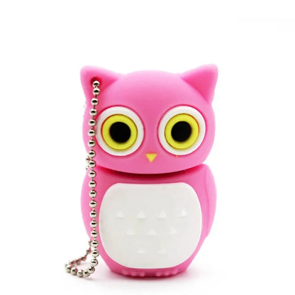 JASTER Uroczy Kreskówkowy Zwierzęcy Pendrive USB 64 GB Pingwin Kot Pamięć USB 32 GB Sowa Dinozaur Pendrive 16 GB Pszczoła Lis Pendrive 8 GB