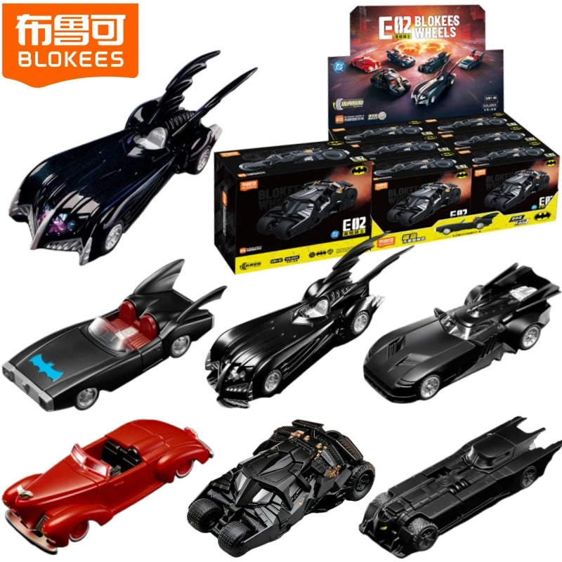 BLOKEES WHEELS Batman E02 Batmobile Casey Putsch 1:64 Toy 1997 Car DC Arkham Justice League Dark Knight Assembly Action Figure