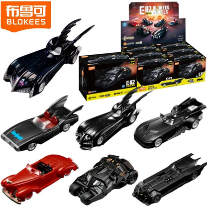 BLOKEES WHEELS Batman E02 Batmobile Casey Putsch 1:64 Toy 1997 Car DC Arkham Justice League Dark Knight Assembly Action Figure