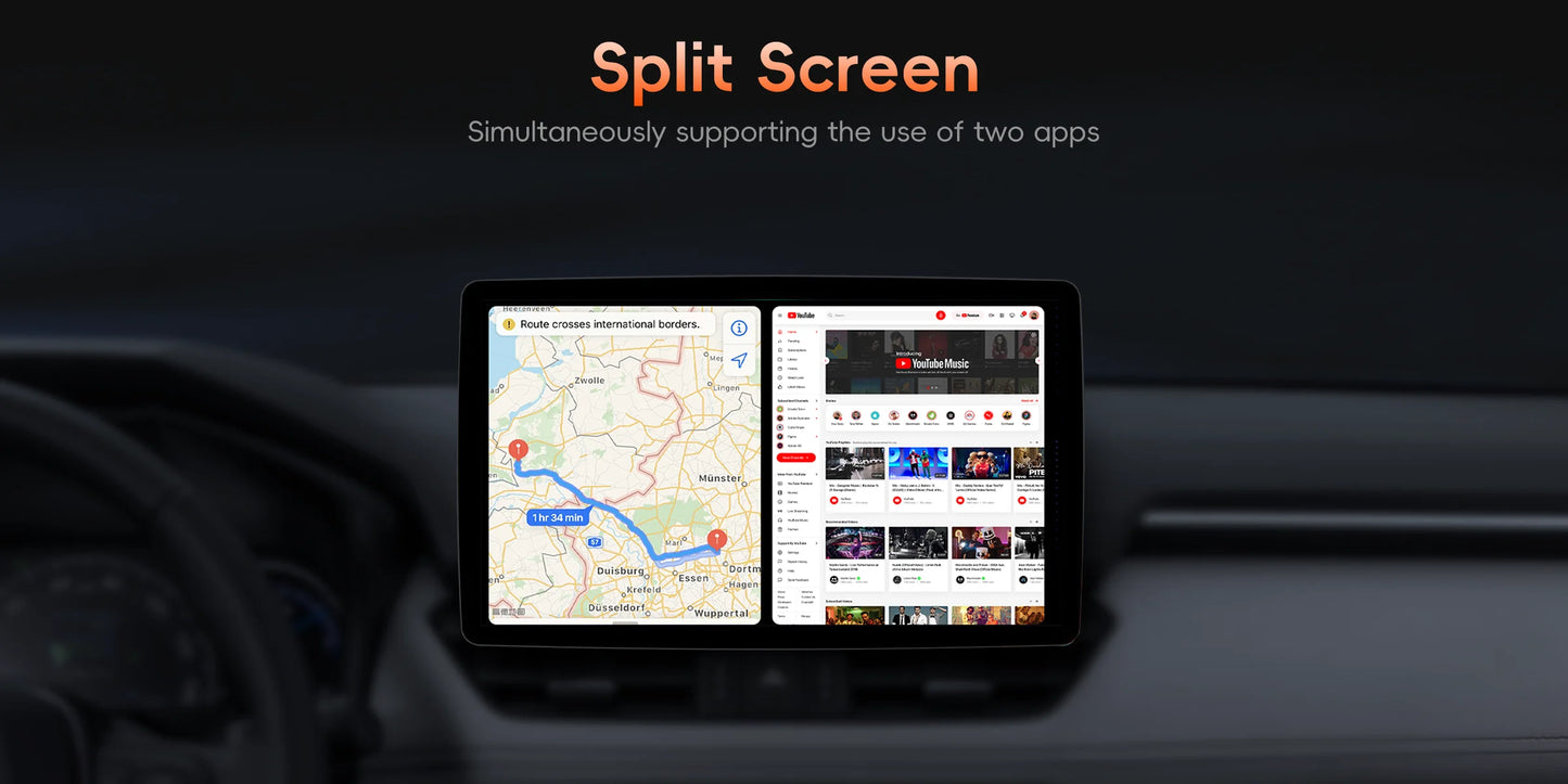 GetPairr P1 Android 13 AI Box 8GB 128GB Wireless CarPlay Android Auto Aadpter Youtube Video Box for Car with Wired Carplay