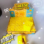 Simulated Cheese Squishy Toy, Jumbo Creative Slow Rising Cheese Block, Stress Relief Vent Toy Wholesale Toy