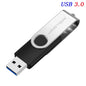 USB 3.0 Pendrive Memory Stick 4GB 8GB 16GB 32GB 64GB Metal USB Flash Drive Pen Drive USB Stick 128GB Rotatable Mini U Disk