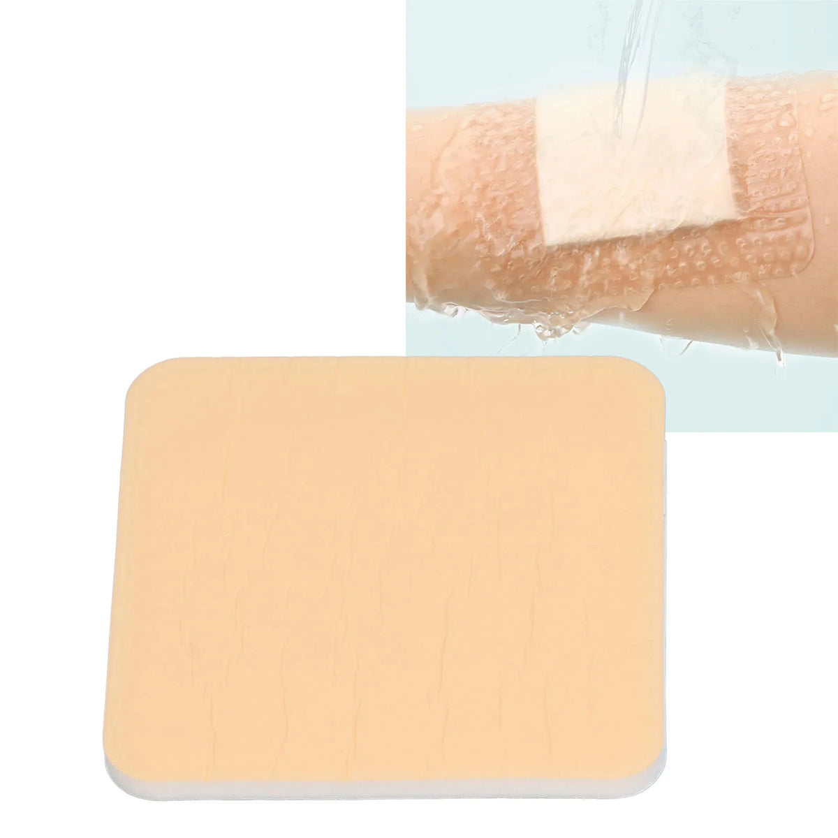 Wound Dressing Foam Dressing Non Bordered Non Adhesive 10x10cm Highly Absorbent Waterproof Dressing for Wound Care