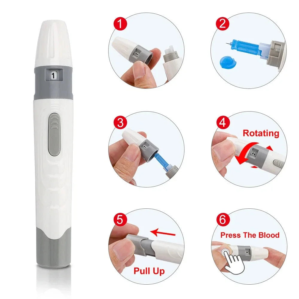 50Pcs 28g Soft Blood Glucose Medical Collecting Lancet Needles Diabetes Testing
