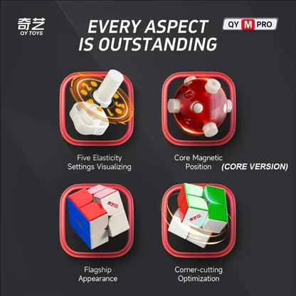 QiYi M Pro Series 2x2 3x3 4x4 Pyramid Magnetic Magic Cube Professional Speed Cubes Education Puzzle  Cubo Magico Toys Gifts