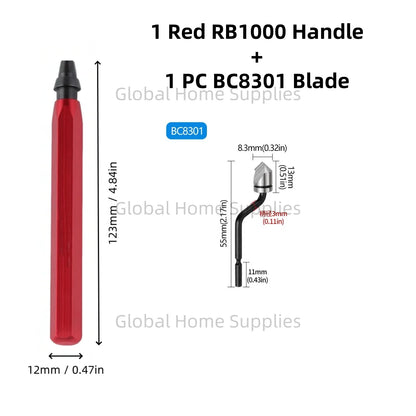 Deburring Trimming Tools RB1000 with Countersunk Chamfer Cutter BC6301/BC8301/BC1041/BC1651 Hand Carving Sharpen Trimmer