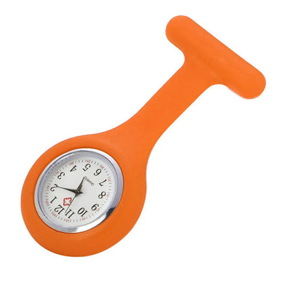 Pocket Watch Women's Digital Display Dial Clip-On Analog Clock Fob Nurse Brooch Pin Hang Pocket Electric Watch Fashion Watches