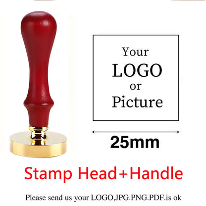 Logo Customize Clay Seal Set -22/25/30/35/40/50mm Customizable Pottery Design Craft Tool for Pottery Ceramic Custom Letter Stamp