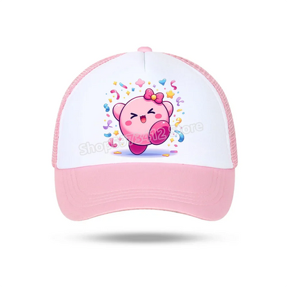 Star Kirbys Children Baseball Hat Cartoon Casuals Bonnet Outdoor Sports Sun Cap Peaked Caps Unisex Men Baby Kids Birthday Gifts