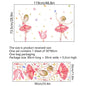 Ballet Girl Vinyl Child Wall Stickers For Baby Kids Room Decoration Adhesive Wallpaper Bedroom Accessories Room Decor Wall Art