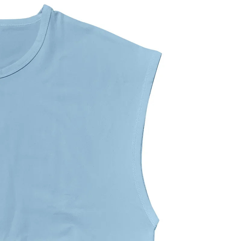 Amazon cross-border men's clothing summer new sleeveless t-shirt youth casual loose thin vest men
