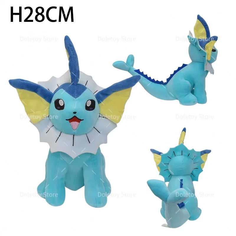 Hot Pokemon Plush Sylveon Leafeon Umbreon Vaporeon Glaceon Soft Anime Dolls Throw Pillow Stuffed Animal Birthday Gift for Kids