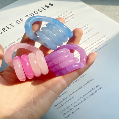 Tangle Fidget Toy Convertible Rope Stress Relieving Toy Color shape-shifting Rope Ornament Finger Rope Toys Creative Party Gifts