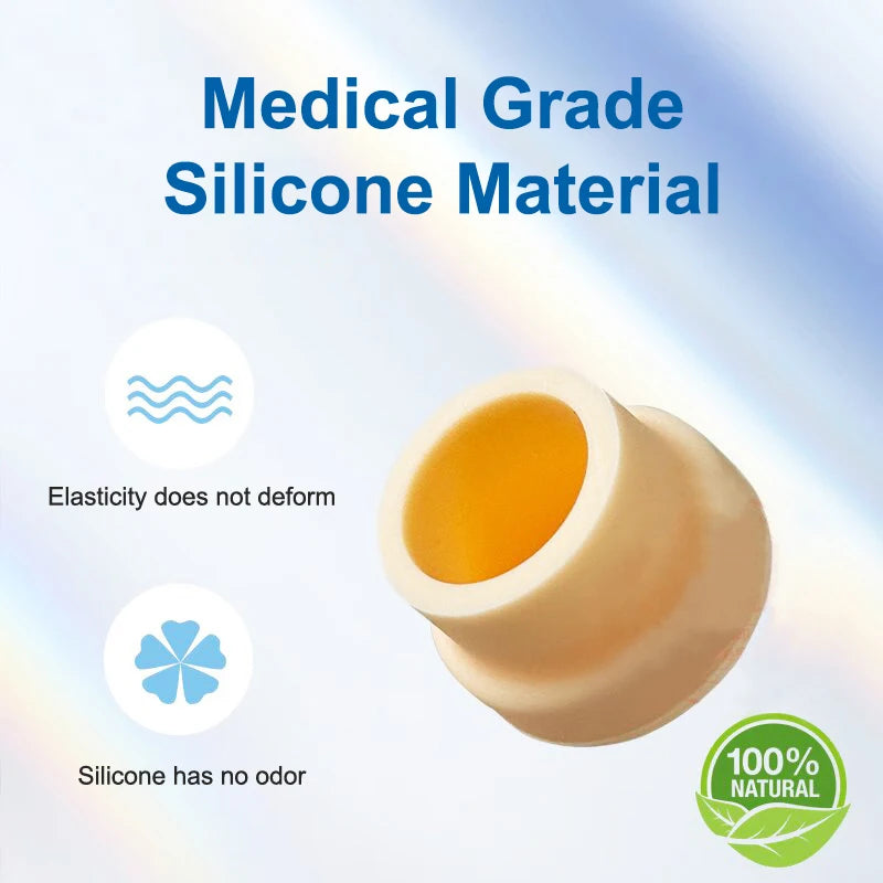 Multiple Sizes Tracheostomy Tube Holder Silicone Plug Reusable Trach Silicone Sleeve Sealing Cap Suitable For Tracheostomy Tube