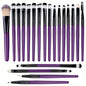 20Pcs Makeup Brush Set Eyeshadow Eyeliner Brushes Foundation Concealers Powder Blush Blending Beauty Tool with Makeup Sponge Kit