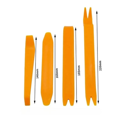 Universal Plastic Trim Removal Tool Kit – 5 Piece Non-Scratch Pry Tools for Car Interior Panel, Door Clips & Dash Disassembly