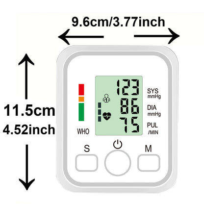 USB Digital Sphygmomanometer Medical Health Detector Home Upper Arm Blood Pressure Measur Adult kid Pulse Monitor