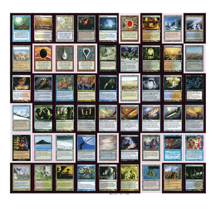 216 Pcs Black Core Cards P9 Dual Land Fetch Land Shock Lands  Proxy  Cards            Cards