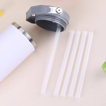 5Pcs Replacement Straws Wear-Resistant Reusable Straws Clear Straws Plastic Straws for Stanley 30oz Tumbler
