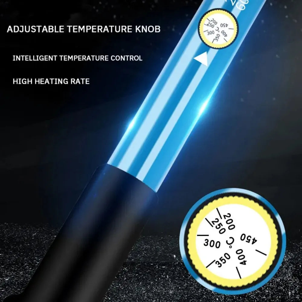 Electric Soldering 60W Iron 110V 220V US/EU Plug Temperature Adjustment Soldering Iron Household Electronic Welding Repair Tool