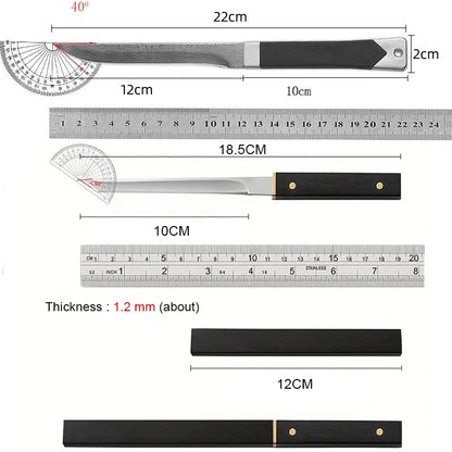 1/2/3-piece meat cutting knife set - stainless steel sharp blades. Suitable for kitchen use for cutting fruits and removing bone
