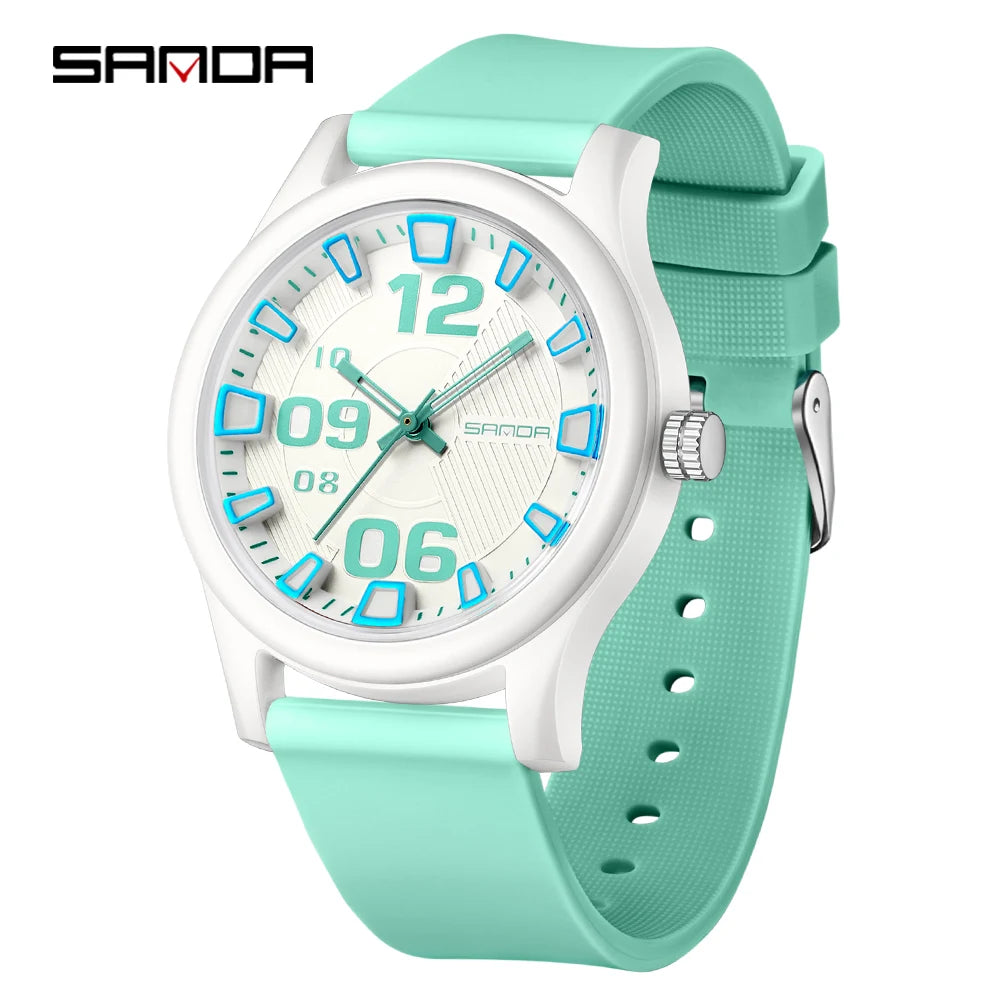 SANDA 3252 Fashion Simple Student Quartz Watch Popular Style Waterproof Suitable For sports And Life And It Is a Gift For Friend