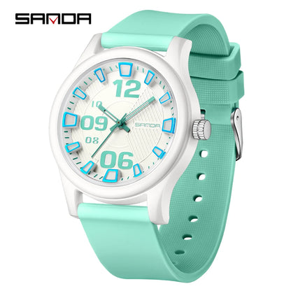 SANDA 3252 Fashion Simple Student Quartz Watch Popular Style Waterproof Suitable For sports And Life And It Is a Gift For Friend