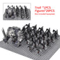 Giant Troll Monster 20Pcs Armored Orc Infantry Figures Medieval Army Building Bricks, Removable Shield Scene Collectible Toy﻿﻿