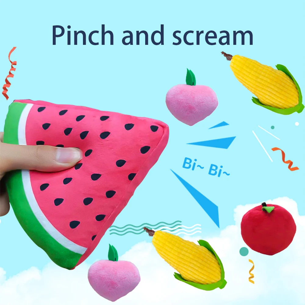 Cartoon Vegetable Pumpkin Plushies Toys Kawaii for Kids Soft Cute Fruit Peach Banana Baby Appease Plush Toys Children Girl Gift