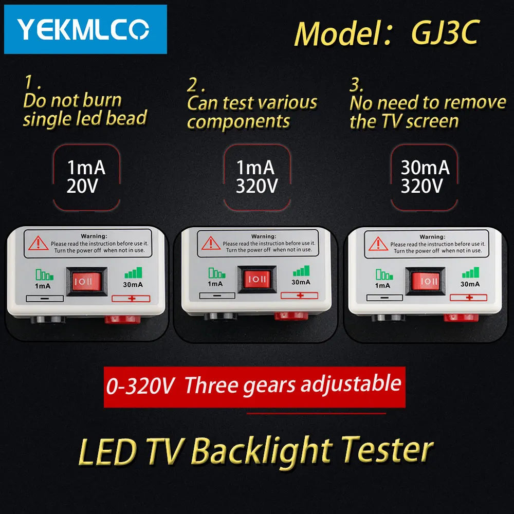LED Tester 0-320V TV Backlight Tester Multipurpose Screen Repair Tools without Disassemble LED Bead Lamp Strips Check Device