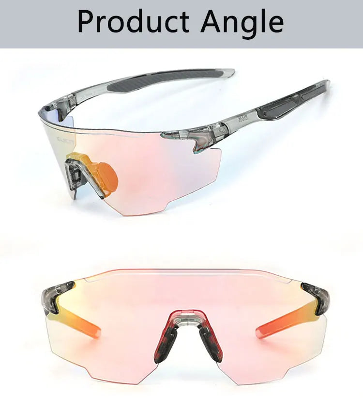Karos Photochromic Cycling Glasses UV400 Protection Sunglasses Day Night Use Eyewear For Bicycles Fishing Driving Outdoor Hiking