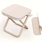 Portable Folding Stool For Outdoor Camping And Fishing, Small Stool With Adjustable Zipper
