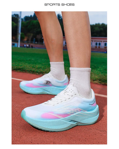 Running Shoes Men Carbon Board Marathon Speciality Sports Breathable Lightweight Women's Comfortable Athletic Chunta6.0 Sneakers