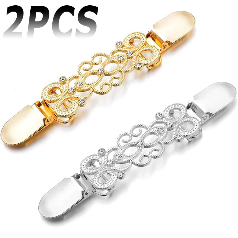 Fashion Sweater Clip Duck Clip Cardigan Buckle Shawl Brooch Blouse Pin Metal Clothes Decoration
