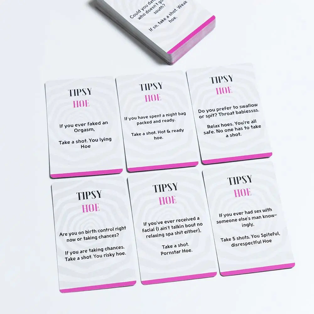 Girls Tipsyhoe Night Game Girl Bachelorette Night Game Party Bridal Shower Game Drinking Card Games