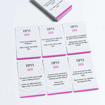 Girls Tipsyhoe Night Game Girl Bachelorette Night Game Party Bridal Shower Game Drinking Card Games