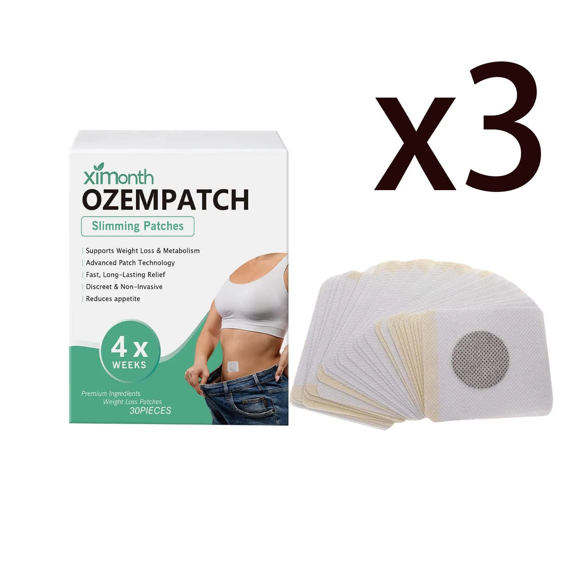 Herbal Navel Patch Promote Metabolism Burn Fat Improve Gastrointestinal Circulation Eliminate Edema Body Detoxification Stickers