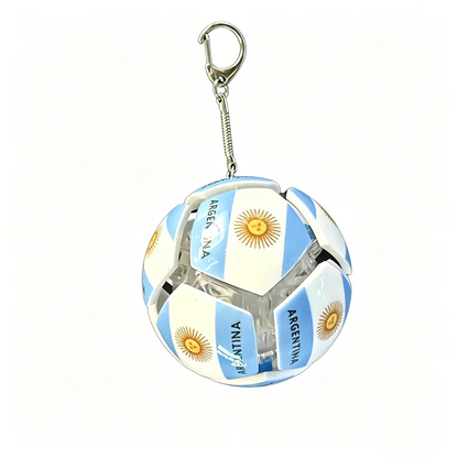 USA Mexico Canada All Country Flag Football Keychain Fidget Stress Ball Squishy Decompression Toy Anxiety Relief Fan Souvenir