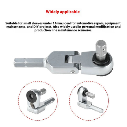 New Socket Torque Wrench Hand Tools 6.35mm Screwdriver Stainless Steel Hexagonal Ratchet Wrench Toughbuilt Mechanic Manual Tools