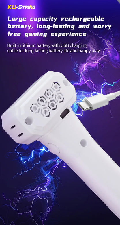 New String Rope Glow in The Dark String Rope Launcher Luminous Portable Handheld String Stress Relief Toy For Kids Party Gift