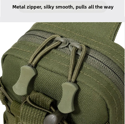 Outdoor Water Bottle Waist Bag Phone Crossbody Storage Pouch Camping Cycling Chest Bag Multifunctional Tactical Chest Bag Men's