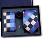 Elegant Ties For Men Classic Paisly Neck Tie Pocket Square Brooch Set With Gift Box Mens Business Wedding Suit Accessories