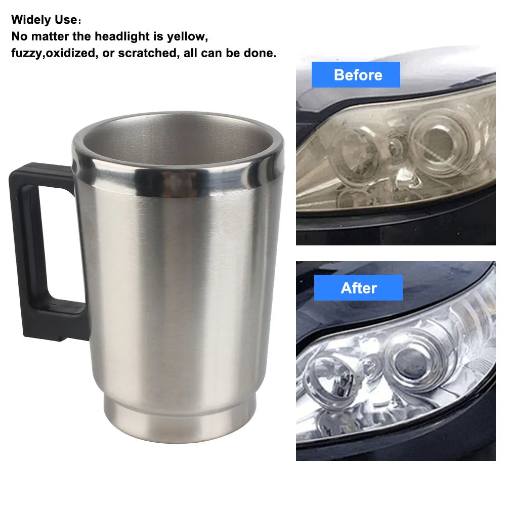 Car Headlight Lens Restoration Kit Polishing Cleaning Tools Motorcycle Lamp Light Repair The Atomizer Cup Headlights Taillights