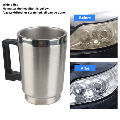 Car Headlight Lens Restoration Kit Polishing Cleaning Tools Motorcycle Lamp Light Repair The Atomizer Cup Headlights Taillights
