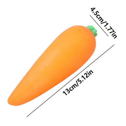 Carrot Vegetable Stress Toy Sensory Toys Squishy Stress Reliefing Pinch Toy Fidget Decompression Sensory Toy for  Adult Gift